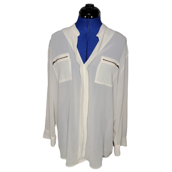 (W) Sheer Blouse From Guess - Picture 1 of 8